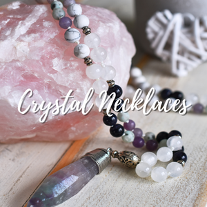 CRYSTAL NECKLACES HANDMADE