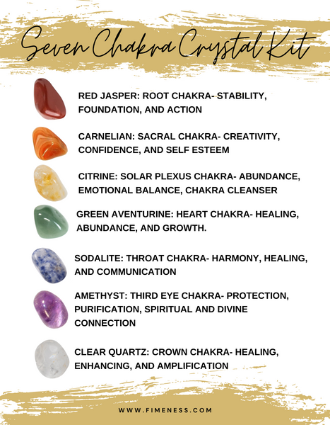 SEVEN CHAKRA CRYSTAL KIT