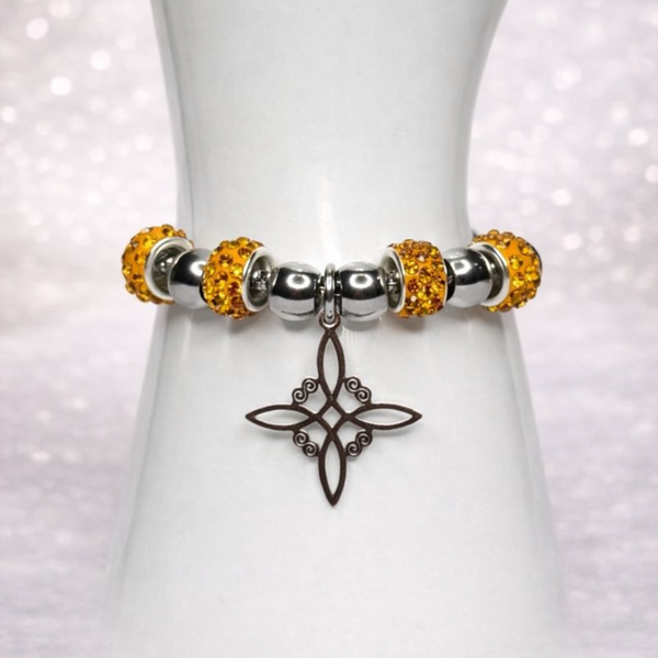 PULSERA NUDO DE BRUJA ACERO INOXIDABLE