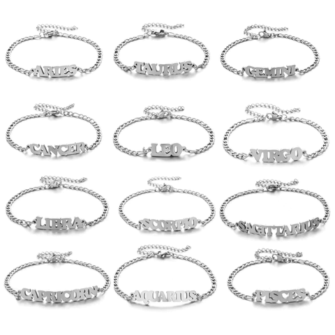 CONSTELLATION FIGARO CHAIN BRACELET - STAINLESS STEEL