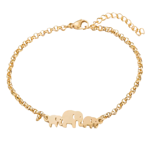 ELEPHANT CONNECTOR STAINLESS STEEL BRACELET