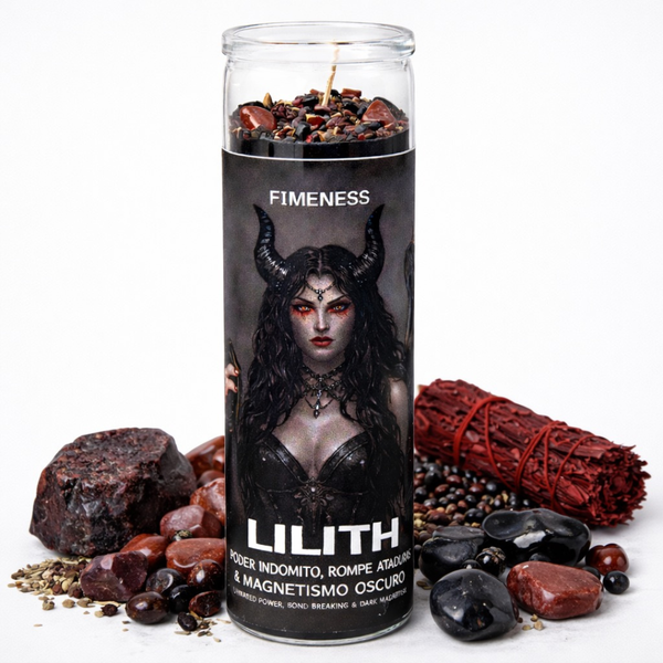 LILITH INTENTION CANDLE - UNTAMED POWER, BOND BREAKING & DARK MAGNETISM