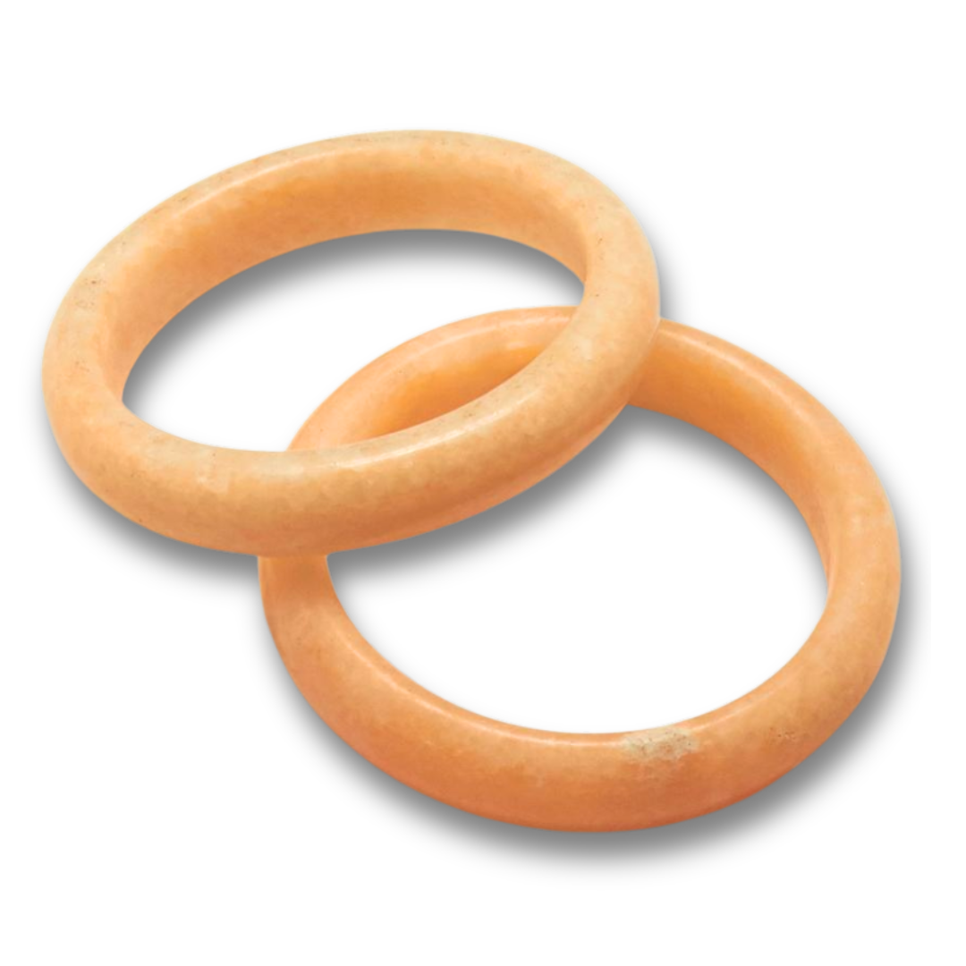 PEACH AVENTURINE BANGLE