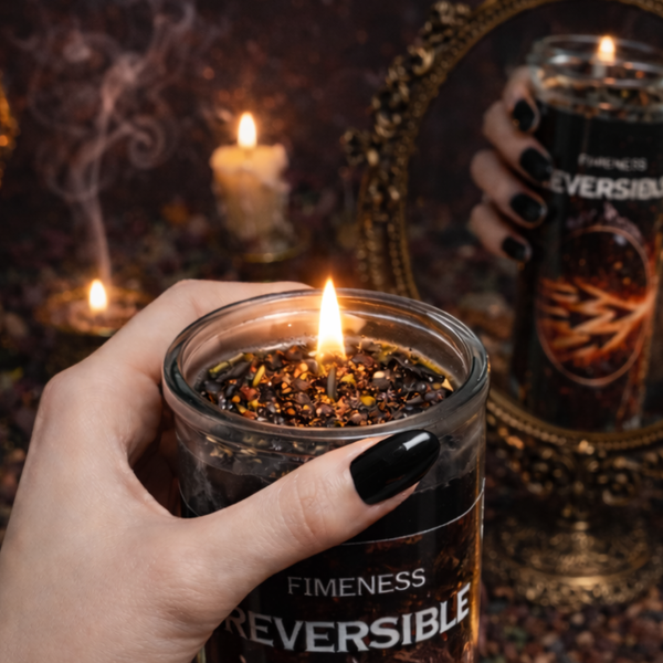 REVERSIBLE SEVEN DAY PRAYER INTENTION CANDLE - RETURN TO SENDER, PROTECTION, JUSTICE AND ENERGETIC REVERSAL