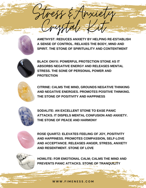 STRESS AND ANXIETY CRYSTAL KIT