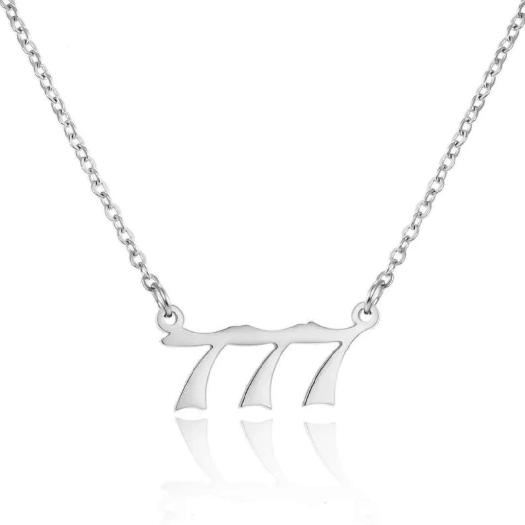 777 ANGEL NUMBER NECKLACE STAINLESS STEEL