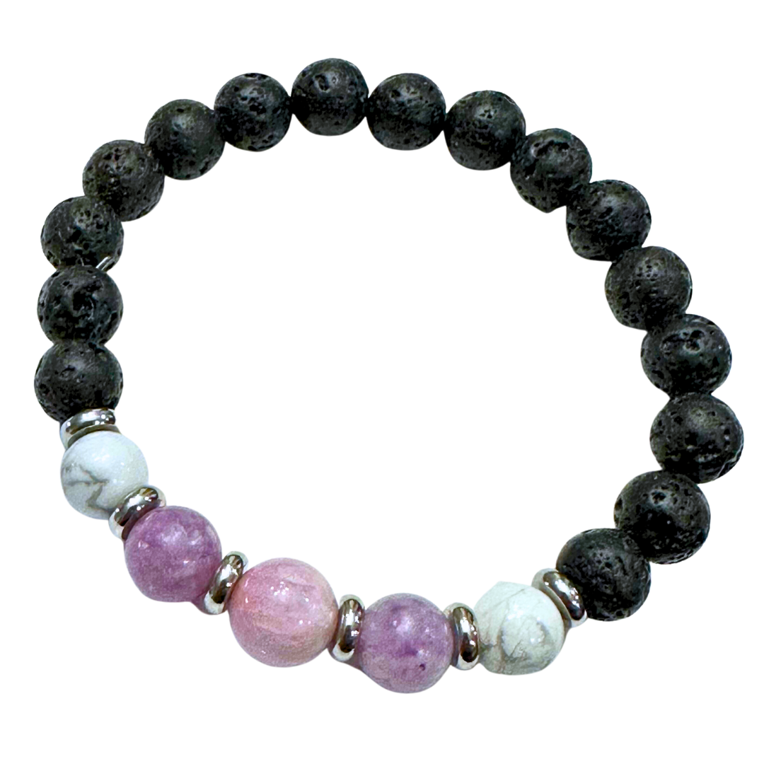 PEACE, LOVE & TRANQUILITY STRETCH BEAD BRACELET