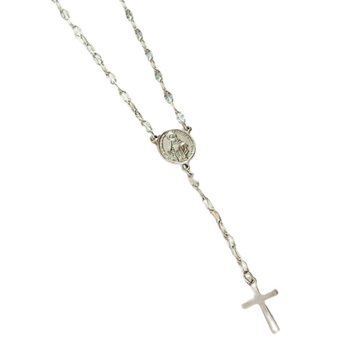 ROSARIO NECKLACE STAINLESS STEEL