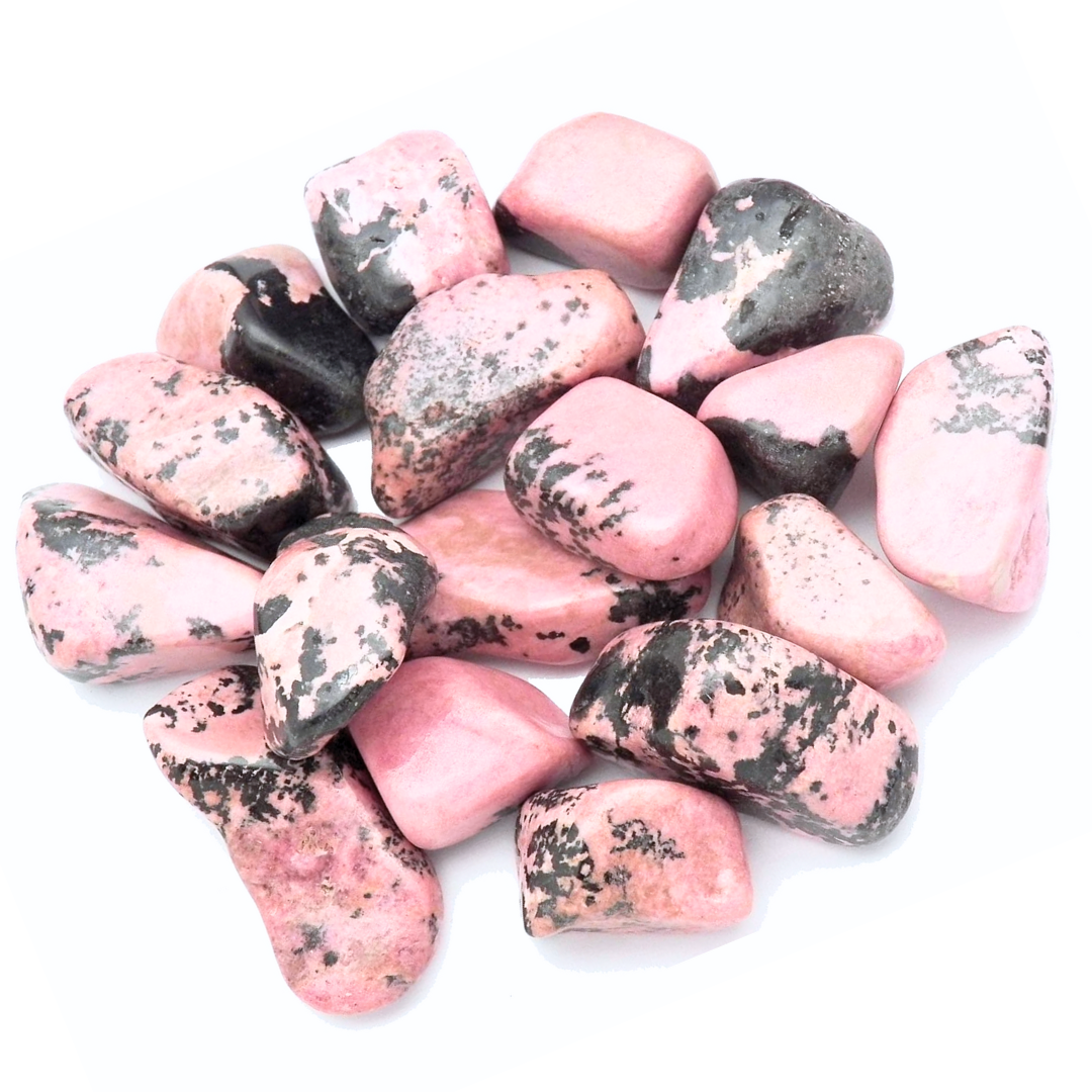 RHODONITE TUMBLED STONES