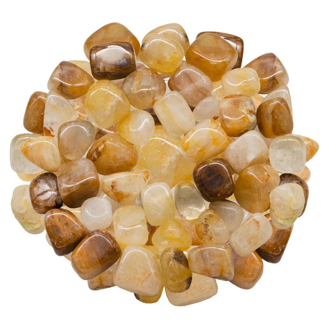 GOLDEN HEALER (HEMATOID QUARTZ) TUMBLED STONES