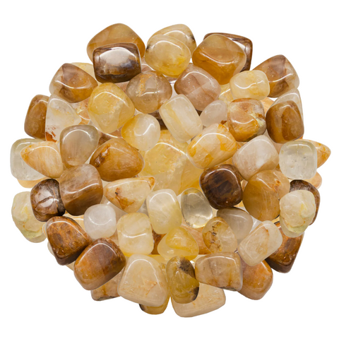 GOLDEN HEALER (HEMATOID QUARTZ) TUMBLED STONES