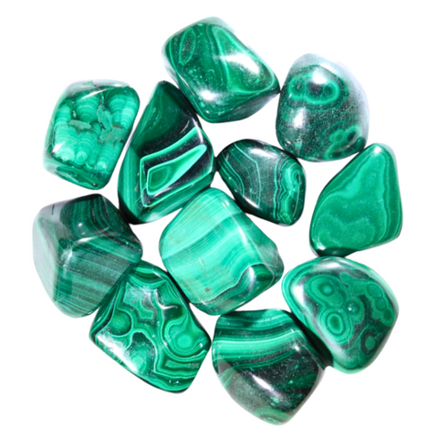 MALACHITE TUMBLED STONES