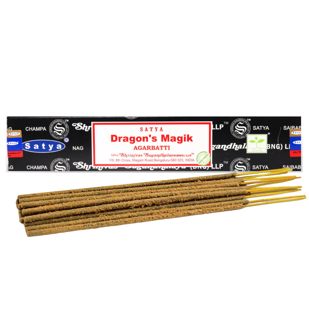 SATYA DRAGON'S MAGIK INCENSE 15 GRAM BOX