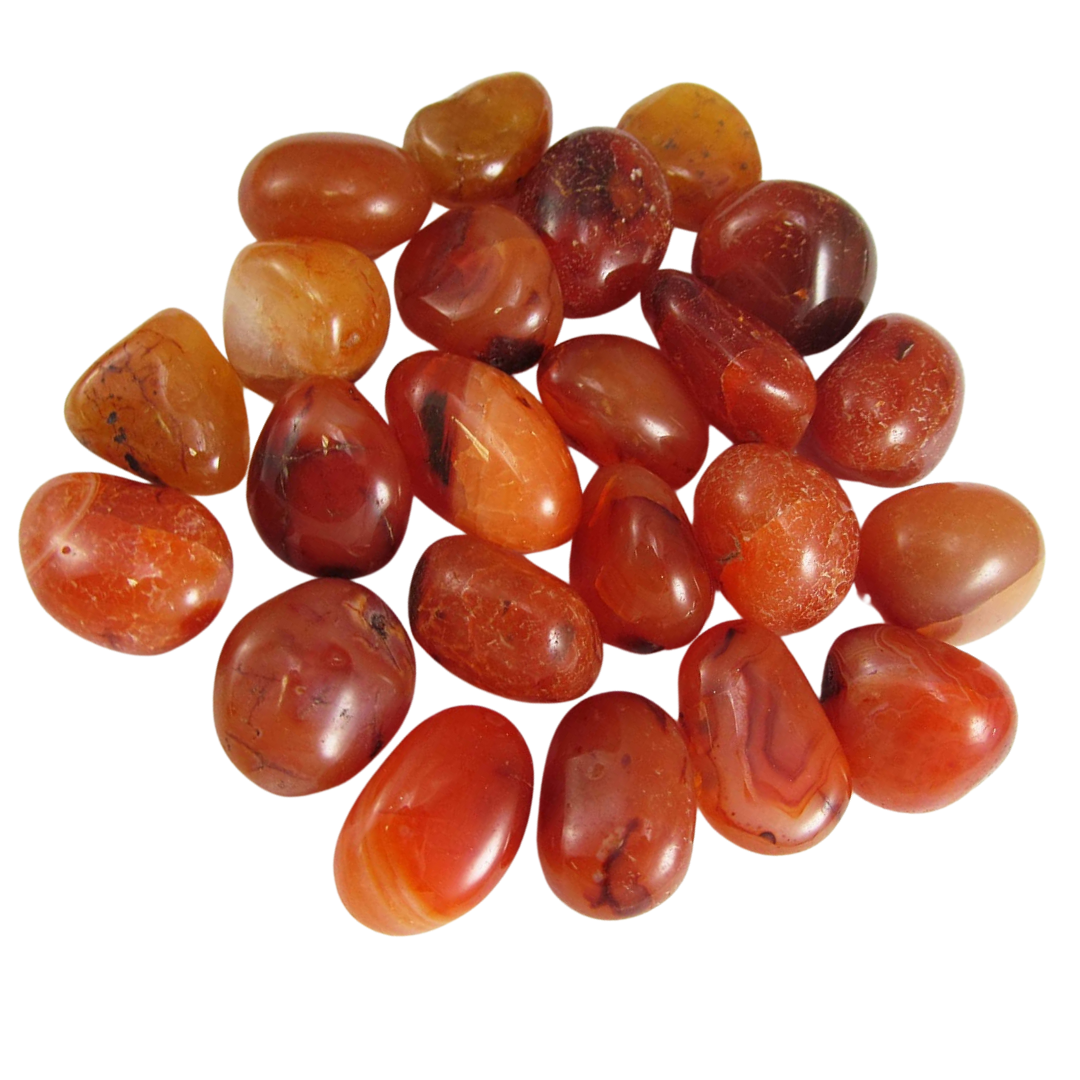 CARNELIAN TUMBLED STONE