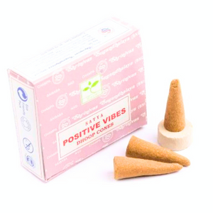 SATYA POSITIVE VIBES DHOOP CONES INCENSE