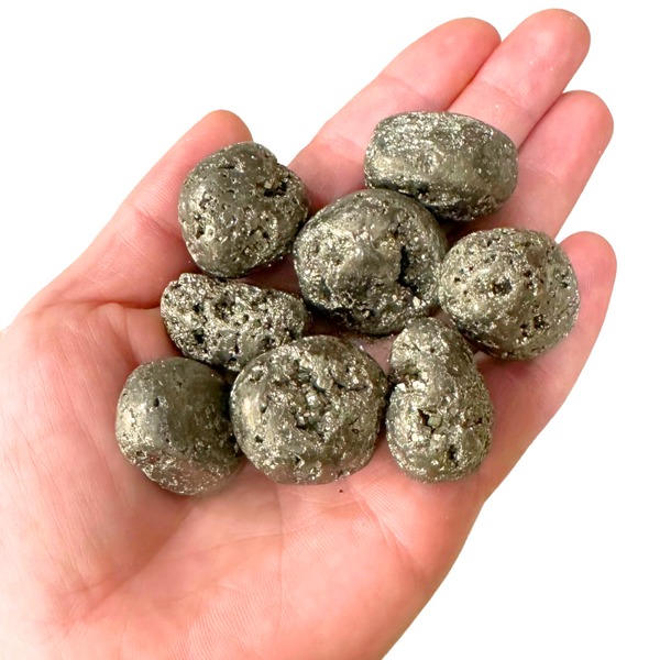 PYRITE TUMBLED STONE