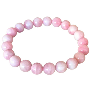 ROSE QUARTZ 8MM SMOOTH FINISH BRACELET