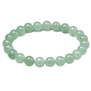 GREEN AVENTURINE 8.5MM SMOOTH FINISH BRACELET