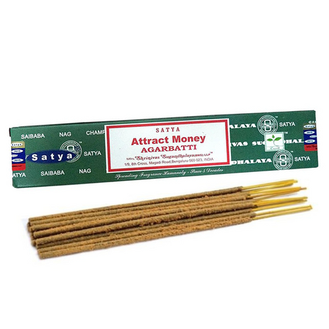 SATYA ATTRACT MONEY INCENSE 15 GRAM BOX