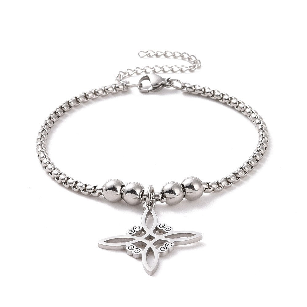 NUDO DE BRUJA BRACELET STAINLESS STEEL