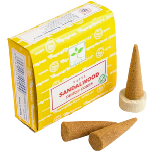 SATYA SANDALWOOD DHOOP CONES INCENSE